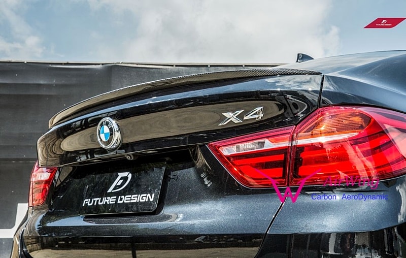 BMW F26 X4 - OEM style carbon trunk spoiler 01
